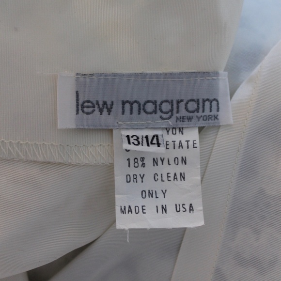 Vintage 80's Lew Magram Lace Pencil Dress - Picture 7 of 10